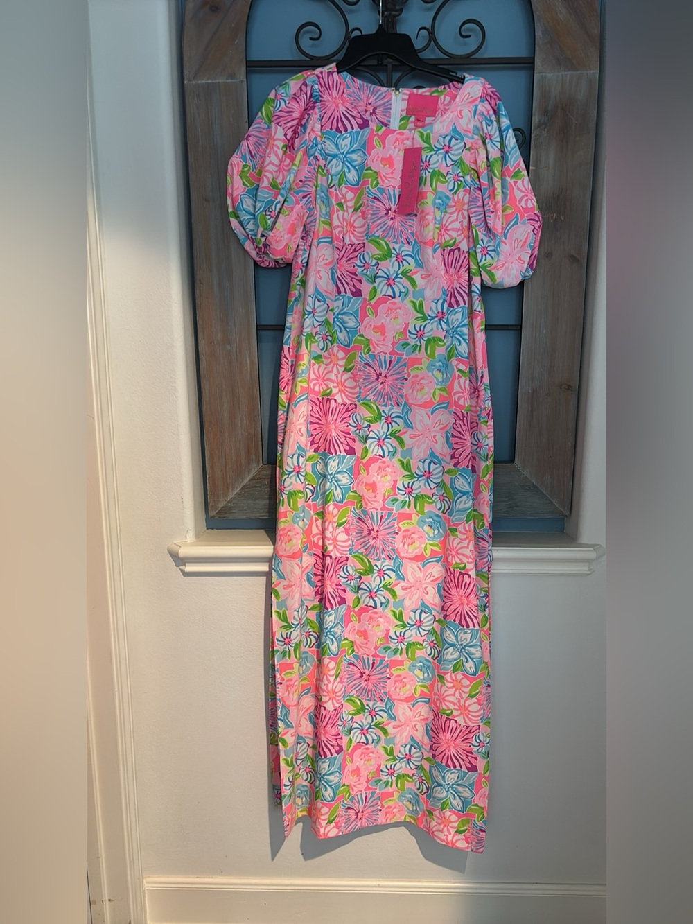 Lilly Pulitzer Kimberle Stretch Dress in Take it from your Mumsie size 12 NWT - Picture 2 of 9